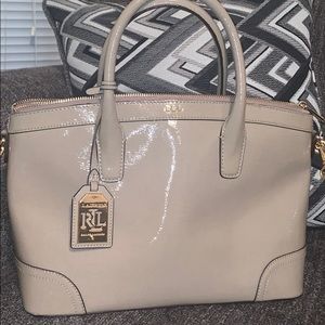 Tan Ralph Lauren Bag.